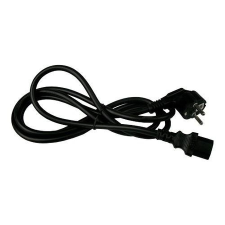 Cable with EU plug + IEC connector (female) 2m