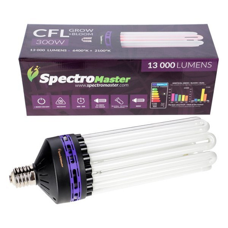 Lampa CFL 300W Spectromaster - 8U - 2100+6400K Dual