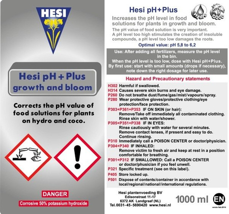 Hesi pH+ 1L