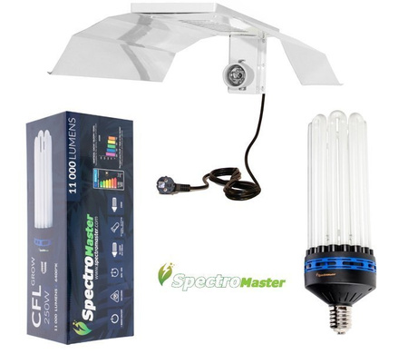 Spectromaster 250W  blue - for growth phase with CFL reflector