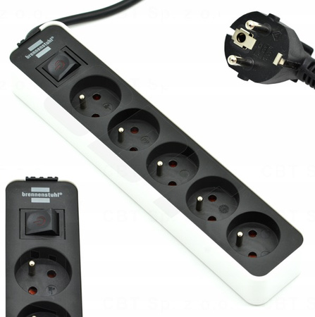 Brennenstuhl Power Strip 5 Blocks