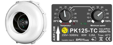 PK125 MES 400m3/h cu regulator integrat