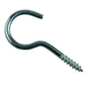 Screw Eyes, bent, HG11 to 50 galvanised, 100 pcs.